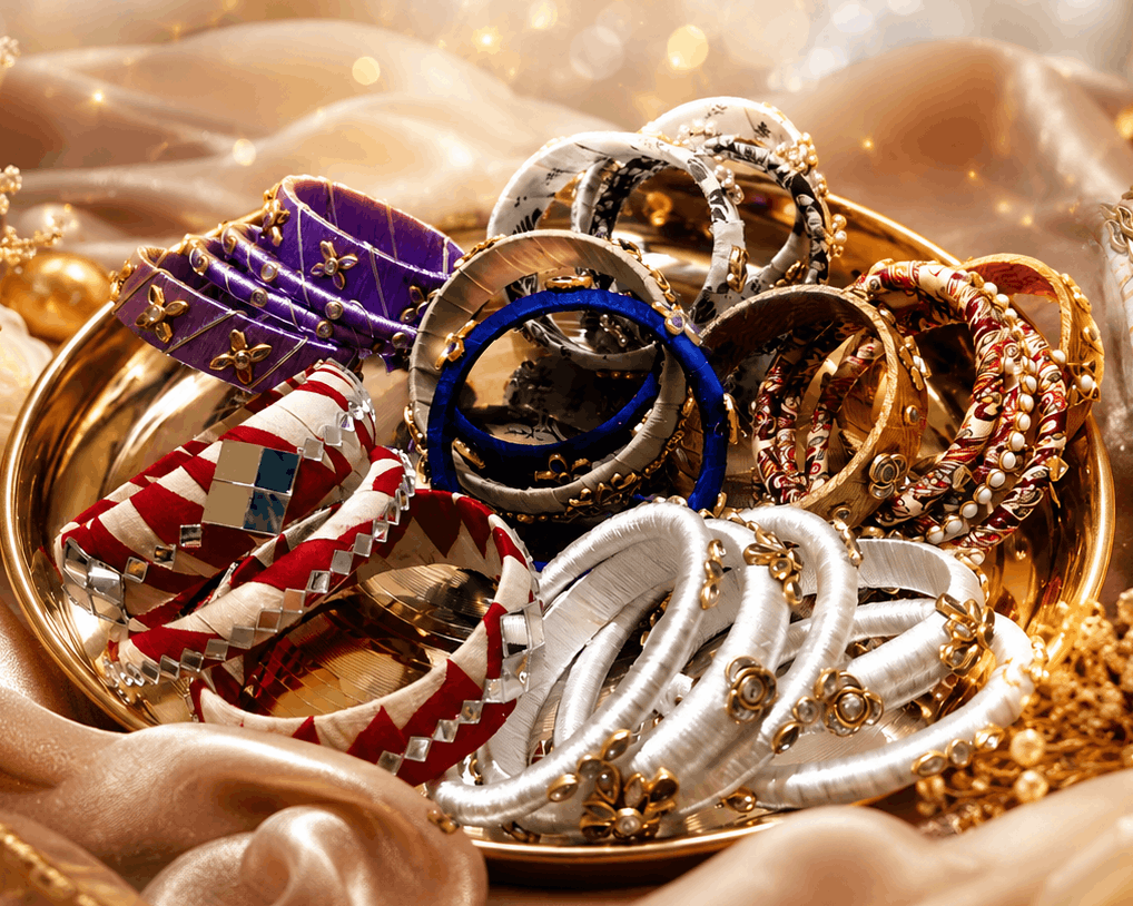 Handmade bangles by Veloura